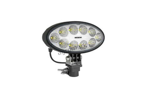 Lampa robocza 3000lm moduł LED 12V-24V, przewód 0,22 m, złącze DT06-2S, złącze DIN 72591, uchwytem CAR1 i wbudowanym złączem Deutsch DT04-2P