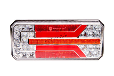 Lampa tylna zespolona LED 12-24 V 5-funkcyjna Prawa