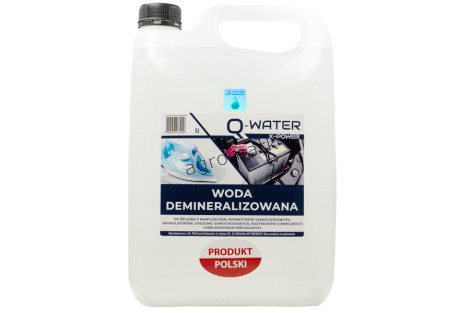 Woda demineralizowana Q-WATER X-POWER 5 l