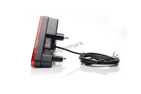 Lampa zespolona tylna  W244 12V/24V LED  z oświetleniem tablicy rejestracyjnej Lewa
