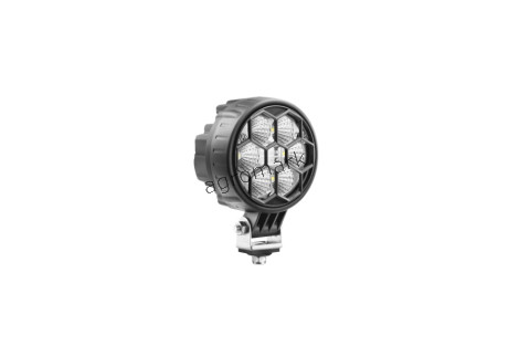 Lampa robocza LEDF fi117-50° 3000lm 12/24V (Cz+)+kratka,przew.0.5m,