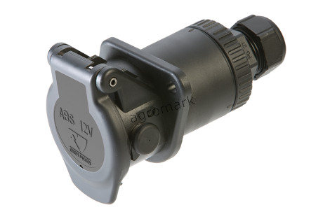 GNIAZDO 12V EJH ADR S NI CBL 180° 1P