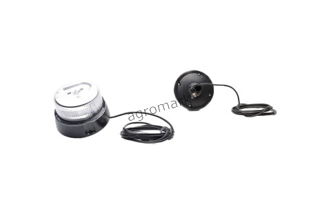 Lampa ostrzegawcza 12-24V bez uchwytu na trzpień  przew.3m,1p