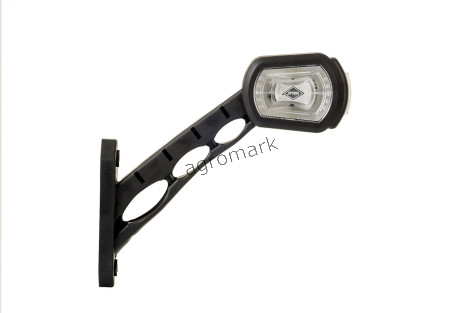 Lampa obrysowa diodowa trzyfunkcyjna na wysiegniku długim ukośna lewa 12/24V
