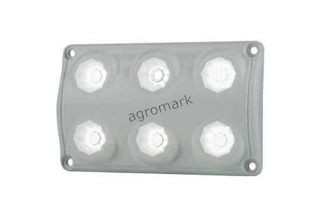 Lampa diodowa oświetlenia wnętrza prostokątna 12/24V