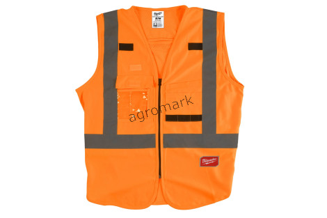 Kamizelka odblaskowa pomarańczowa - S/M- L/XL- 2XL/3XL Milwaukee
