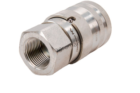 Szybkozłącze hydrauliczne suchoodcinające gniazdo G1BSP gwint wewnętrzny ISO16028