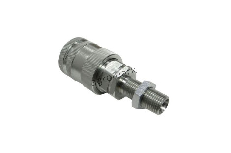 Szybkozłącze hydrauliczne gniazdo long M16x1,5 gwint zewnętrzny EURO PUSH-PULL