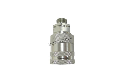 Szybkozłącze hydrauliczne gniazdo M18x1,5 gwint zewnętrzny EURO PUSH-PULL