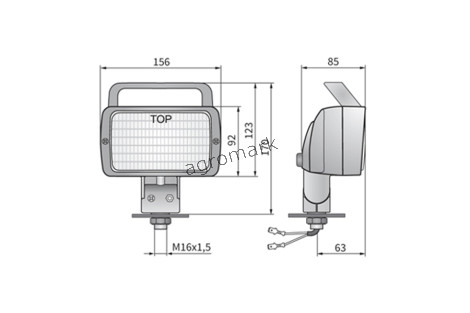 Lampa robocza