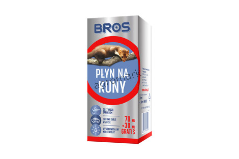 Płyn na kuny 70ml+30ml Gratis - BROS