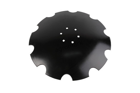 Talerz uzębiony 610x5mm, 6-otw-fi13, fi piasty 122mm-10zębów