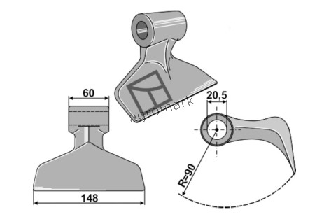 BIJAK MŁOTKOWY M03400410 IND
