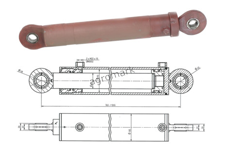 Cylinder 90/60/500