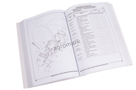 Katalog części ciągnika Ursus 4512 i 4514 - pełna lista części zamiennych silnik 4390