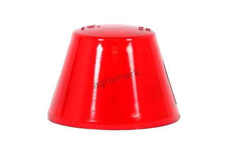 Klosz lampy czerwony wysoki