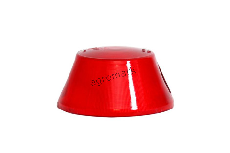 Klosz lampy czerwony niski