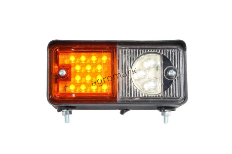 Lampa zespolona przednia lewa, 12V-24V + przewody 185cm YLY-S 4x0,75mm2, diody