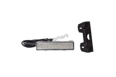 Lampa przeciwmgielna, jednofunkcyjna, 12V-24V + przewody 245cm YLY-S 2x0,75mm2, diody