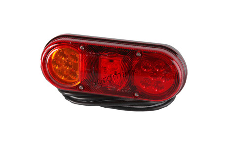 Lampa zespolona tylna HOR76 diodowa 12/24V, lewa (bez oświetlenia tablicy rejestracyjnej)