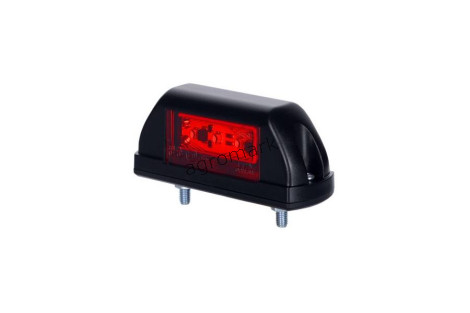 Lampa obrysowa biało-czerowana