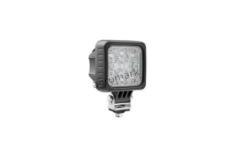 LED Lampa sygnalizacyjna niebieska 100x100 12/24V (1Cz+)+złącze DT04-2P,