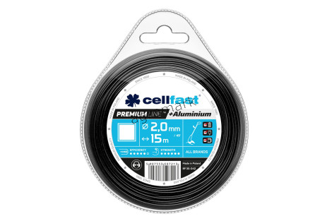 Żyłka tnąca PREMIUM – kwadrat Cellfast 35-048