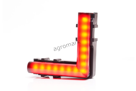 Lampa pozycyjna tylna W280/56x56 BLACK 12-24V