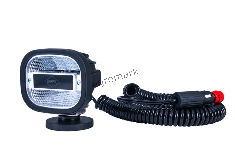 Lampa robocza HOR142 LED12/24V-10W-przewód spiralny 8mb-światło rozproszone 120lm