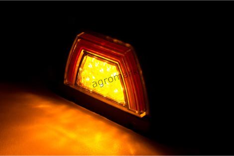 Lampa obrysowa tylna HOR44A wersja narożna dachowa NEON LED12/24V przewód 2x0,75mm-0,3mb