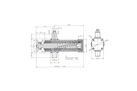 SIŁOWNIK HYDRAULICZNY TELESKOPOWY METAL-FACH SOKÓŁKA