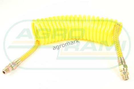 Przewód spiralny PUR M16 /żółty/
