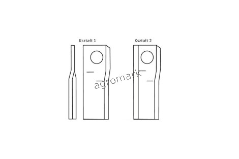 Nozyk zwichrowany 112x48x4 Fi19 mm - paczka 25 sztuk