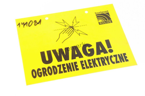 Tabliczka ostrzegawcza