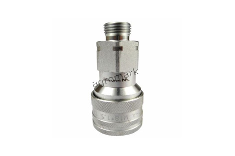 Szybkozłącze hydrauliczne gniazdo M18x1,5 gwint zewnętrzny EURO