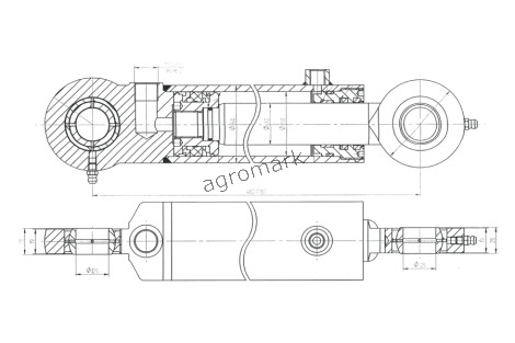 Cylinder wspomagania CJ2D-P-32/305W