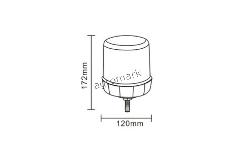 Lampa błyskowa LED 12-24V