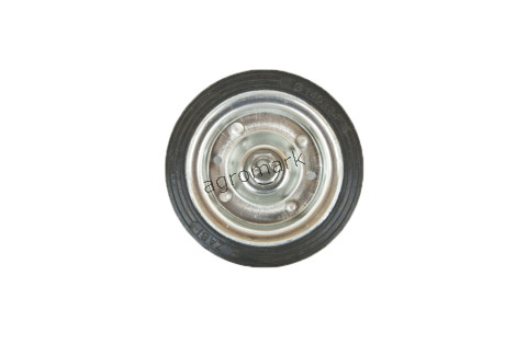 Koło metalowe gumowane luz łożysko wałeczkowe 140x34 KMG