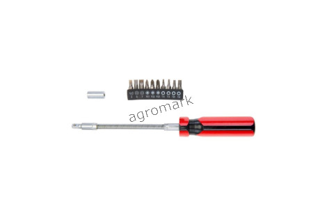 Wkrętak z giętkim grotem zestaw 12 sztuk Top Tools 39D122