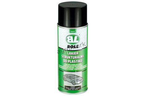 Lakier strukturalny do plastiku spray 400ml czarny BOLL 001400