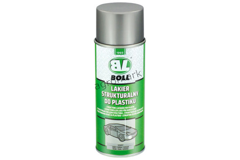Lakier strukturalny do plastiku spray 400ml szary BOLL 0014001