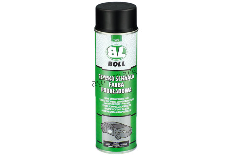 Farba podkładowa spray 500ml czarna BOLL 0010199