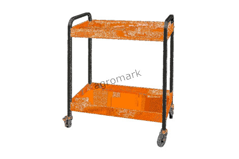 Wózek warsztatowy stalowy 2-półkowy Bahco 1470KC2