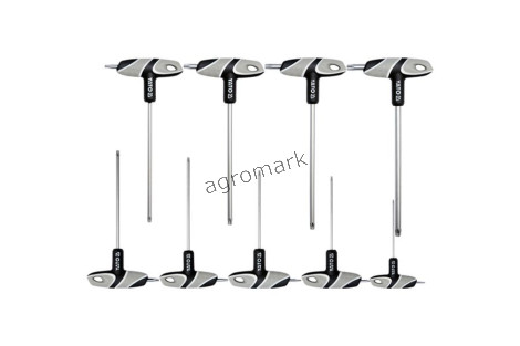 Komplet kluczy trzpieniowych TORX z uchwytem 9-częściowy YT-05615 YATO