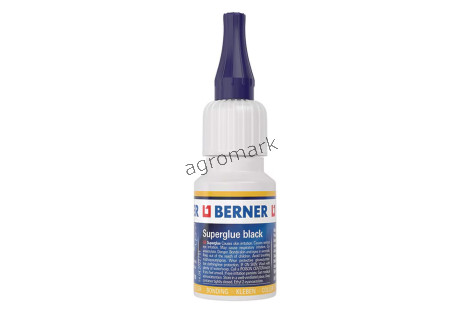 Superglue 20G, czarny BERNER