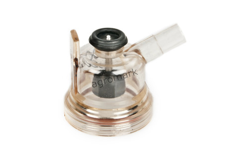 Kolektor 120ml korpus dolny kompletny przezroczysty