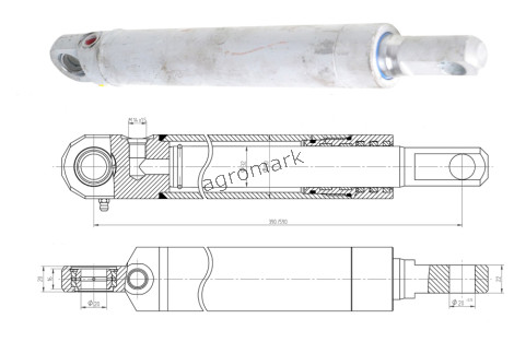 CYLINDER CN2E-32/200B PODNOSZENIE MOTOWIDEŁ
