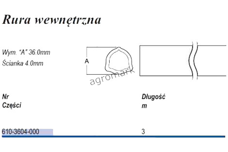 Rura  trójkąt  D36  T-4wew