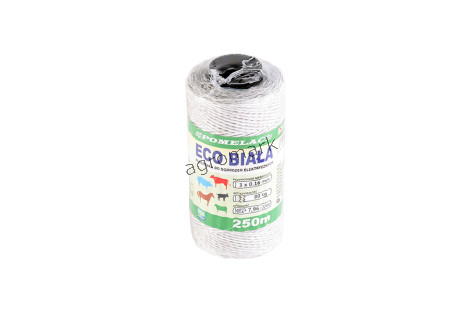 Plecionka ECO biała 250m Pomelac