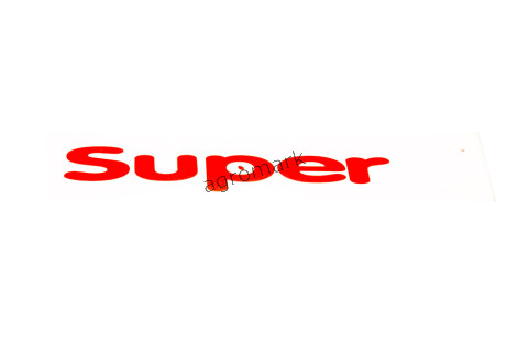 Napis prawy SUPER